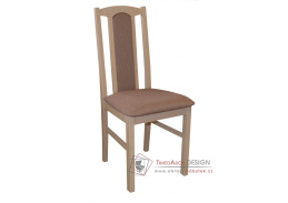 BOSBERG VII, jídelní židle, dub sonoma / látka 15