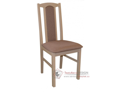 BOSBERG VII, jídelní židle, dub sonoma / látka 15