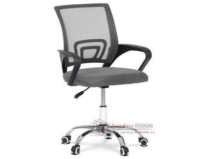 KA-L103 GREY, kancelářská židle, látka mesh šedá