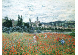 A-294 Claude Monet - Makové pole poblíž Vétheuil