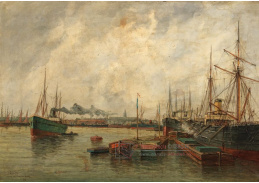 A-2358 Jules Vernier - Pohled do přístavu Le Havre