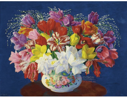 A-8165 Moise Kisling - Velká kytice tulipánů