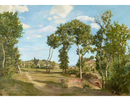 D-7354 Jean-Frédéric Bazille - Krajina u řeky Lez