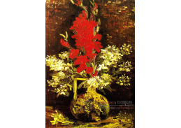 R2-508 Vincent van Gogh - Váza s gladiolami a karafiáty