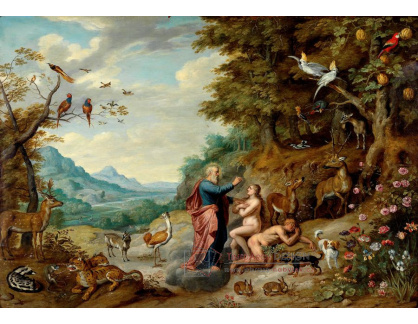 BRG-89 Jan Brueghel - Ráj a stvoření Evy
