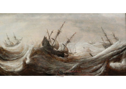 VH857 Pieter Mulier - Lodě na rozbouřeném moři