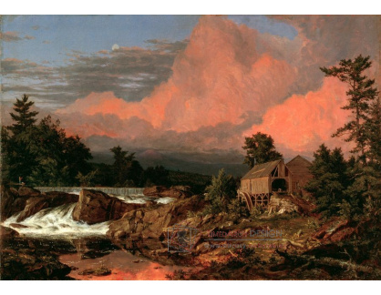 VSO 689 Frederic Edwin Church - Rutland Falls ve Vermontu