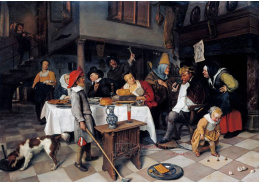 DDSO-3727 Jan Steen - Noční hostina