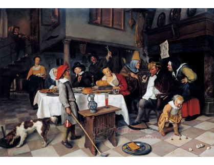 DDSO-3727 Jan Steen - Noční hostina