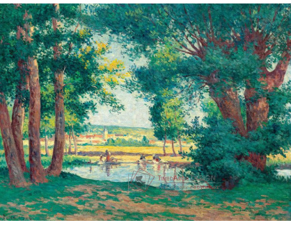 D-6528 Maximilien Luce - Pradleny u břehu