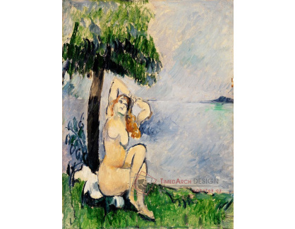 D-8278 Paul Cézanne - Koupající se na břehu