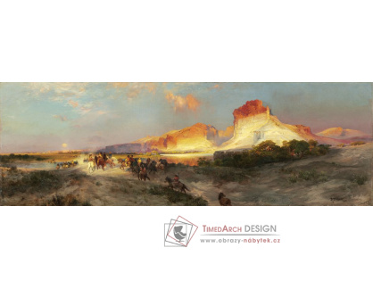 D-8444 Thomas Moran - Zelené říční útesy