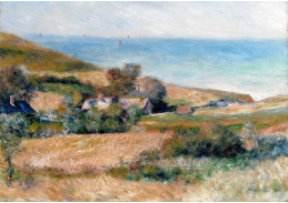 D-9978 Pierre-Auguste Renoir - Pohled na mořské pobřeží poblíž Wargemont v Normandii