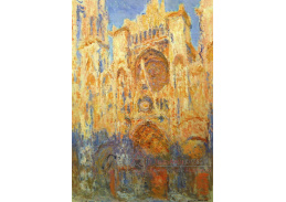 VCM 84 Claude Monet - Katedrála v Rouen při západu slunce