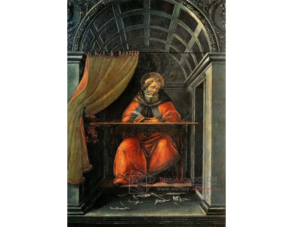 R17-57 Sandro Botticelli - Svatý Augustín