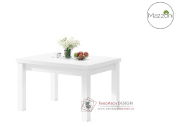 ROYAL, jídelní stůl rozkládací 120-270x90cm, bílá