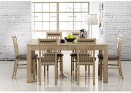 SICILIA, jídelní stůl rozkládací 160-300x90cm, dub sonoma