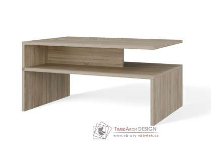 BEATA, konferenční stolek 90x60cm, dub sonoma