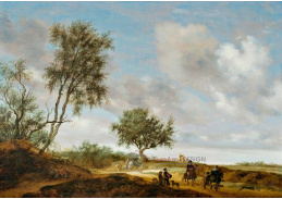 A-5541 Salomon van Ruysdael - Krajina s loveckou družinou