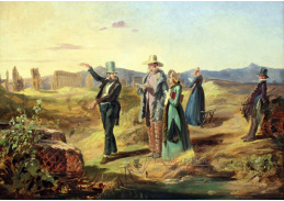 DDSO-3240 Carl Spitzweg - Angličtí turisté v Campagna