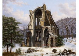 VN-242 Wilhelm Steuerwaldt - Ruiny v Heisterbachu v zimě