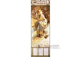 VAM116 Alfons Mucha - Chocolat Masson, Winter