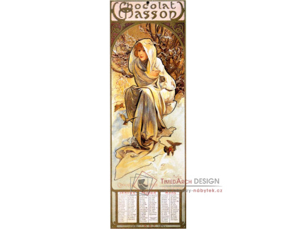 VAM116 Alfons Mucha - Chocolat Masson, Winter