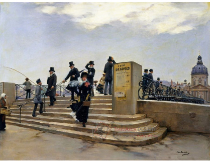 SO IX 280 Jean Beraud - Větrný den na Pont des Arts