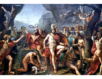 SO V-191 Jacques-Louis David - Leonidas u Thermopyl