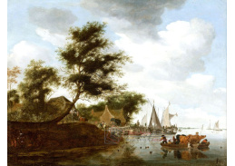 SO XIV-472 Salomon van Ruysdael - Říční krajina