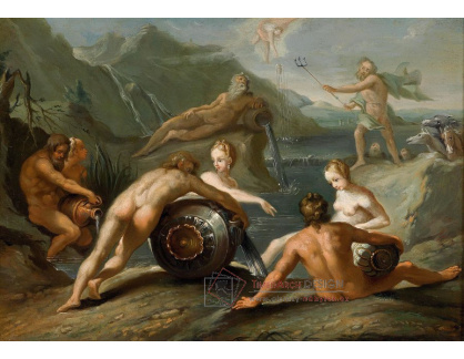 KO I-396 Hendrick Goltzius - Mořský bůh Neptun