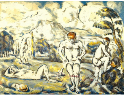 KO III-324 Paul Cézanne - Koupající se