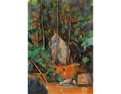 A-2944 Paul Cézanne - Studna parku Chateau Noir