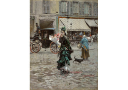 A-7995 Giovanni Boldini - Přecházení ulice