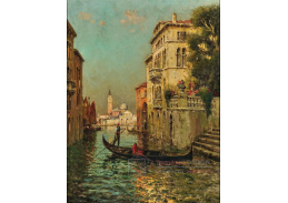 A-8547 Éloi-Noël Béraud - Kanál s výhledem na Santa Maria Maggiore v Benátkách