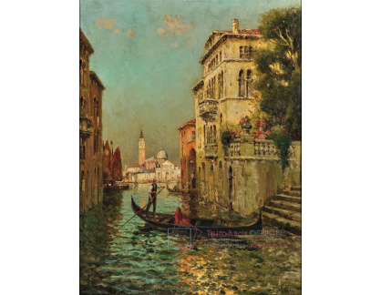 A-8547 Éloi-Noël Béraud - Kanál s výhledem na Santa Maria Maggiore v Benátkách
