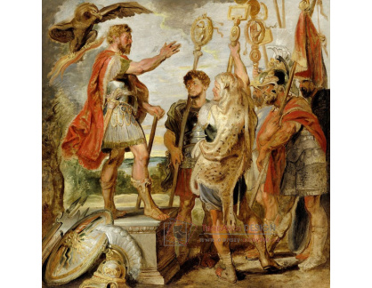 D-8303 Peter Paul Rubens - Decius Mus hovoříci s legionáři