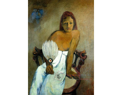 A-144 Paul Gauguin - Mladá dívka s vějířem