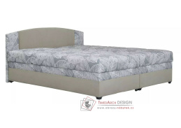 KAPPA, čalouněná postel 160x200cm, pevně načalouněné matrace