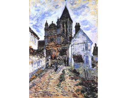VCM 92 Claude Monet - Kostel ve Vetheuil