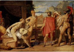 DDSO-1692 Jean Auguste Dominique Ingres - Achilles a vyslanci Agamemnona