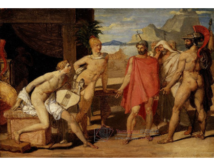 DDSO-1692 Jean Auguste Dominique Ingres - Achilles a vyslanci Agamemnona