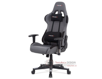 KA-F05 GREY, kancelářská židle, látka šedá