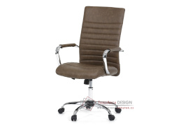 KA-V307 BR, kancelářská židle, ekokůže hnědá