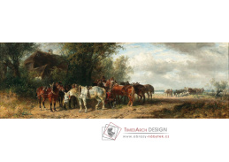A-3896 Ludwig Hartman - Převoz koní