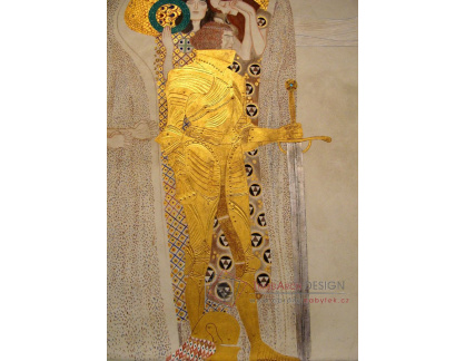 VR3-29-2 Gustav Klimt - Beethoven Frieze, detail