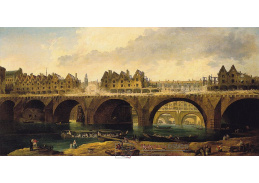 VF348 Hubert Robert - Demolice domů u mostu Notre Dame