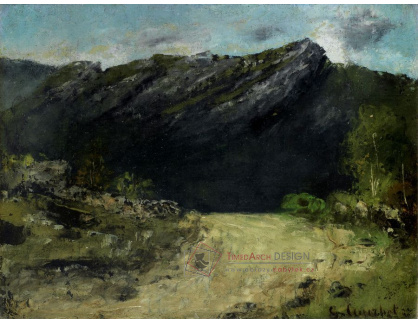 A-3487 Gustave Courbet - Krajina v Jura