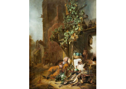 A-4599 Jan Baptist Weenix - Tobit spící pod vinnou révou