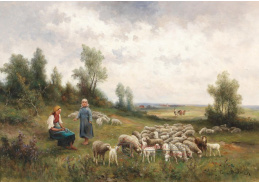 DDSO-4940 Emil Barbarini - Venkovská idyla s ovčím stádem